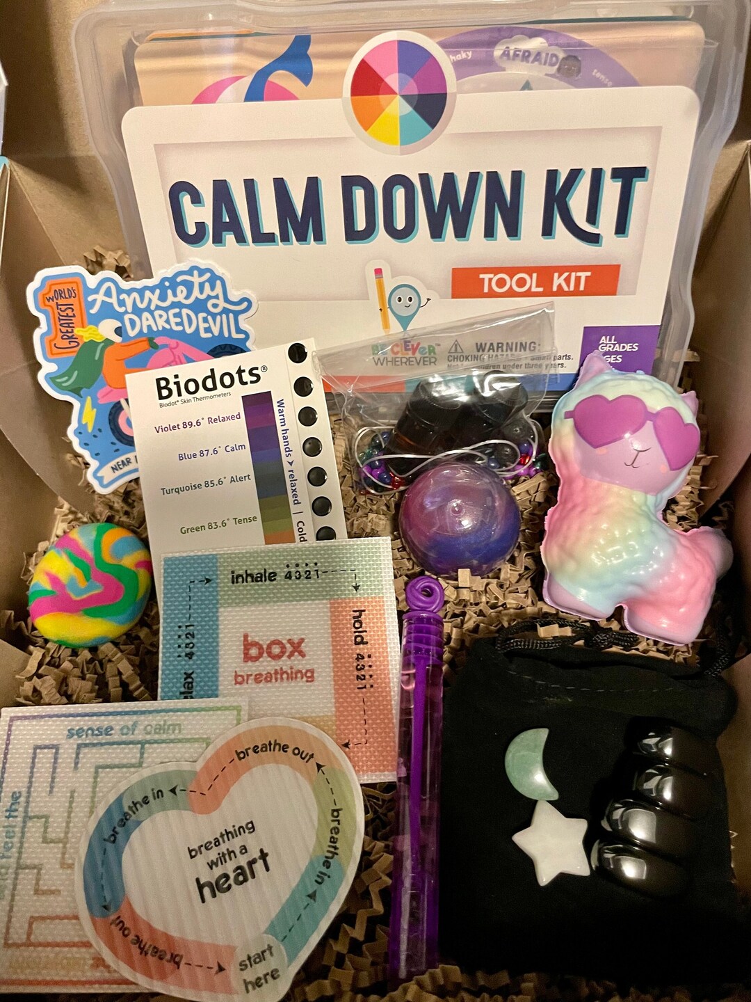 Calm Down/sensory/therapy Kit therapist Curated Etsy