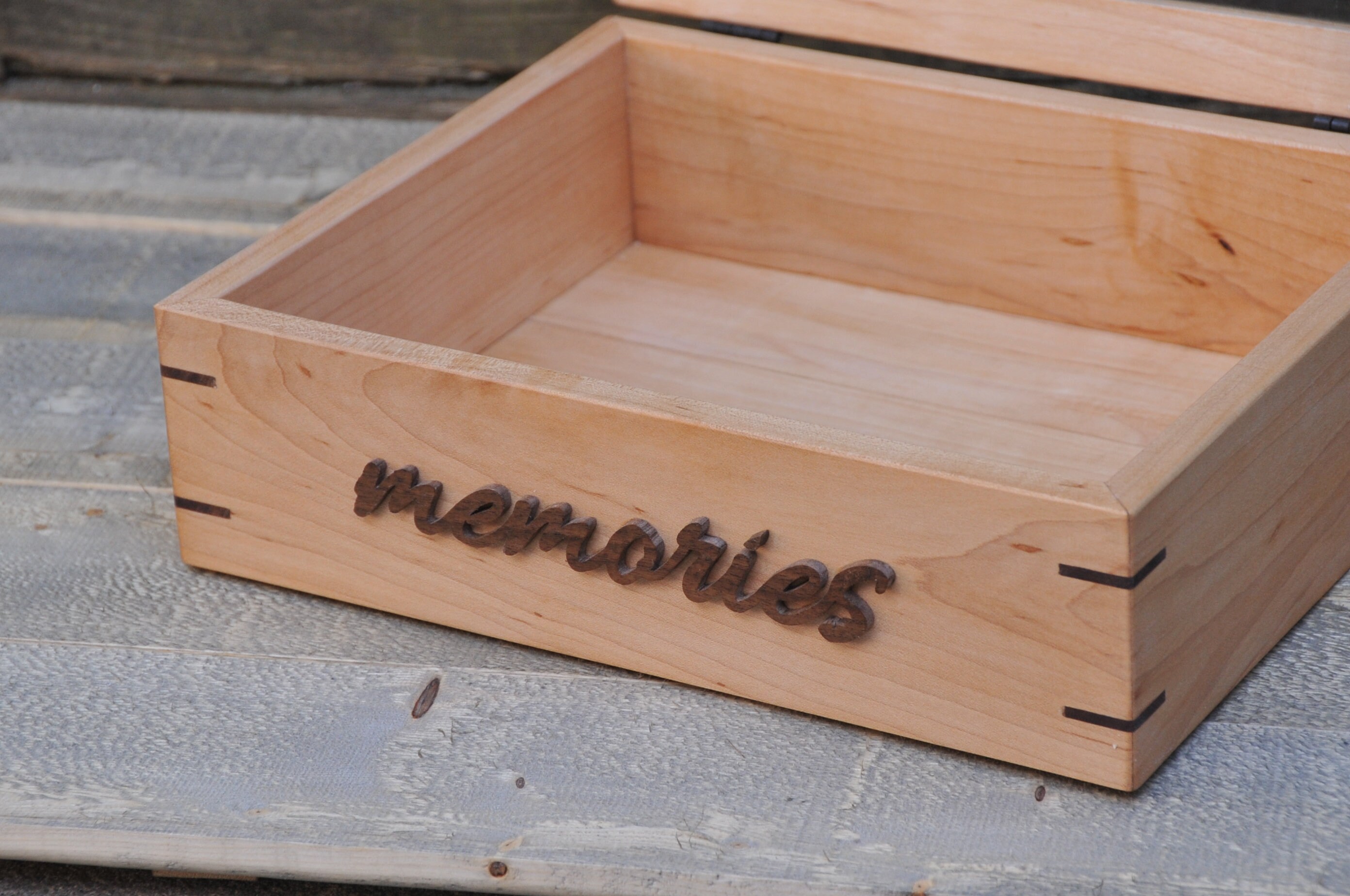 Photo Frame Keepsake Box Handmade Wooden Wedding Memories Etsy