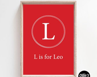 Custom Personalised Monogram  Name Print, Name Printable, Monogram , Print Yourself, DIY Print, Printable