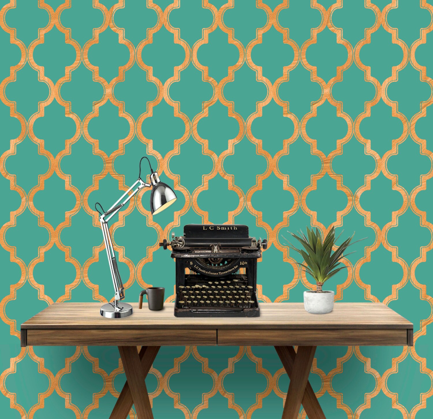 Arabesque Moroccan Gold Wall Covering Art Removable - Etsy Arabesque Moroccan Gold Wall Covering Art Removable - Etsy