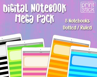 Digital Planner GoodNotes Notebook Notability iPad Planner Digital Notebook iPad Pro Digital Journal Notebook GoodNotes Tablet Planner