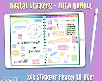 Digital Stickers GoodNotes iPad Planner Stickers GoodNotes Planner Stickers Digital Stickers Digital Sticker Album Instant Download