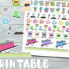 Bill Due Printable Stickers Finance Stickers Includes a Big Happy ...