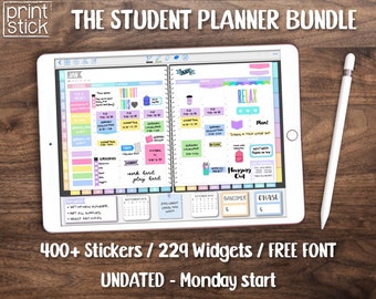 student planner etsy student daily planner