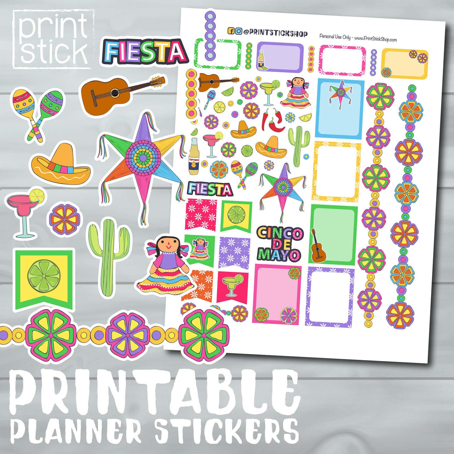 Posadas Decorative Stickers Catholic Mexican Christmas Tradition Decorative  Planner / Journal Sticker Sheet 