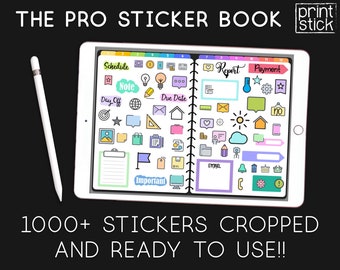 Digital Stickers GoodNotes iPad Planner Stickers For GoodNotes Digital Stickers Notability Digital Sticker Album - PRO Sticker Album