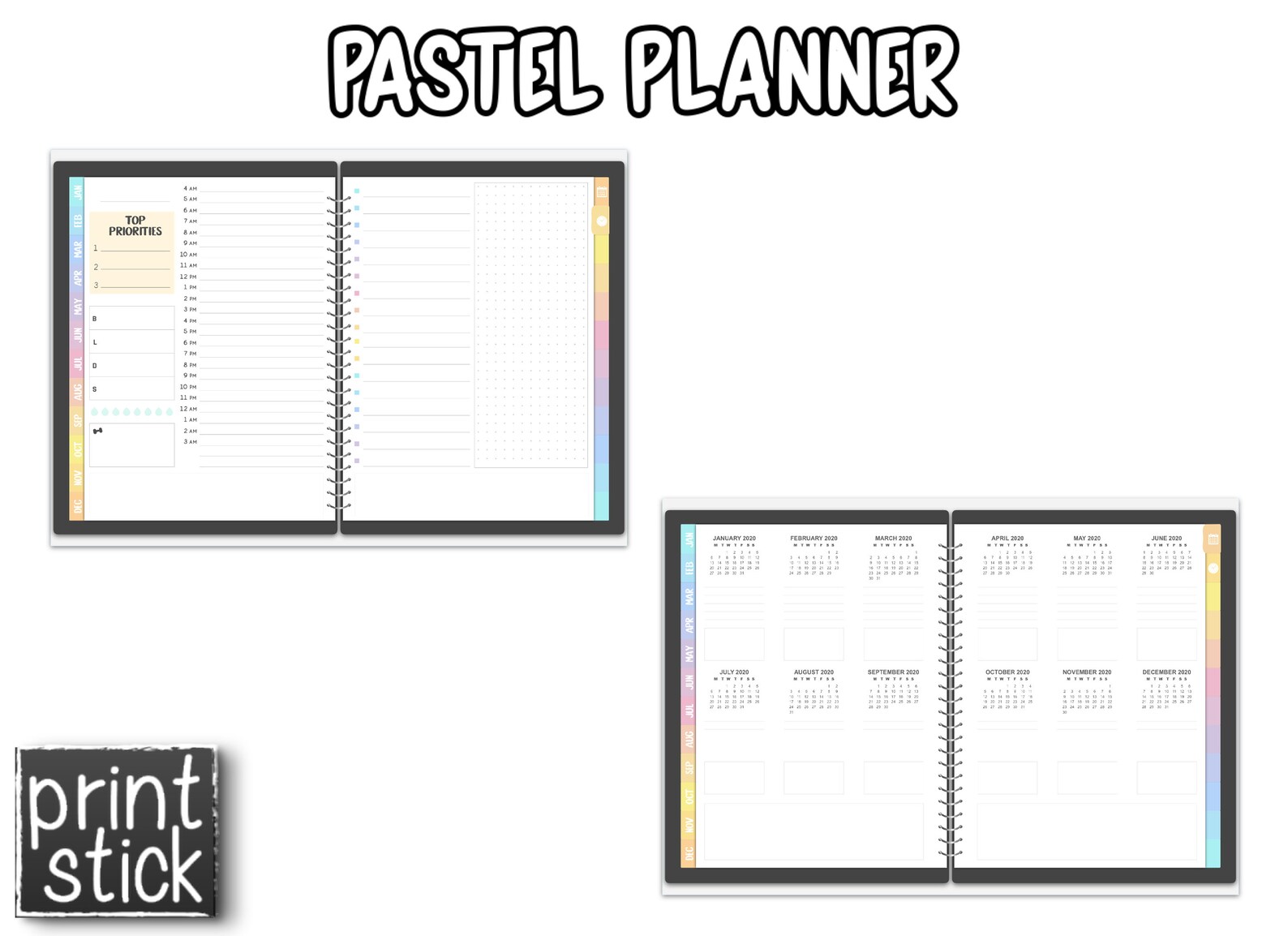 Digital Planner Goodnotes Ipad Planner Notability Planner Etsy