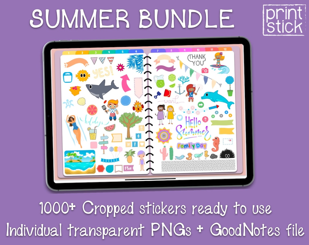 Cute Digital Planner Stickers for Goodnotes iPad Planner ...