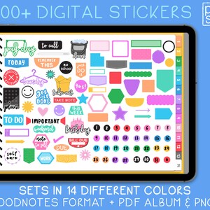 GoodNotes Digital Planner Stickers iPad Planner Stickers For GoodNotes Digital Stickers Notability Digital Sticker Album - Sticker Album