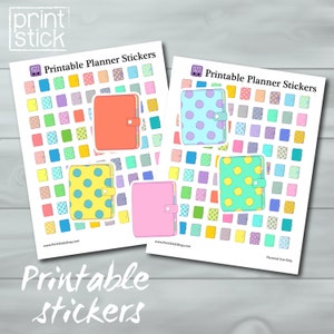 Printable Planner Stickers - DIGITAL JPG - Perfect for your Erin Condren Planner or any other planner or notebook!