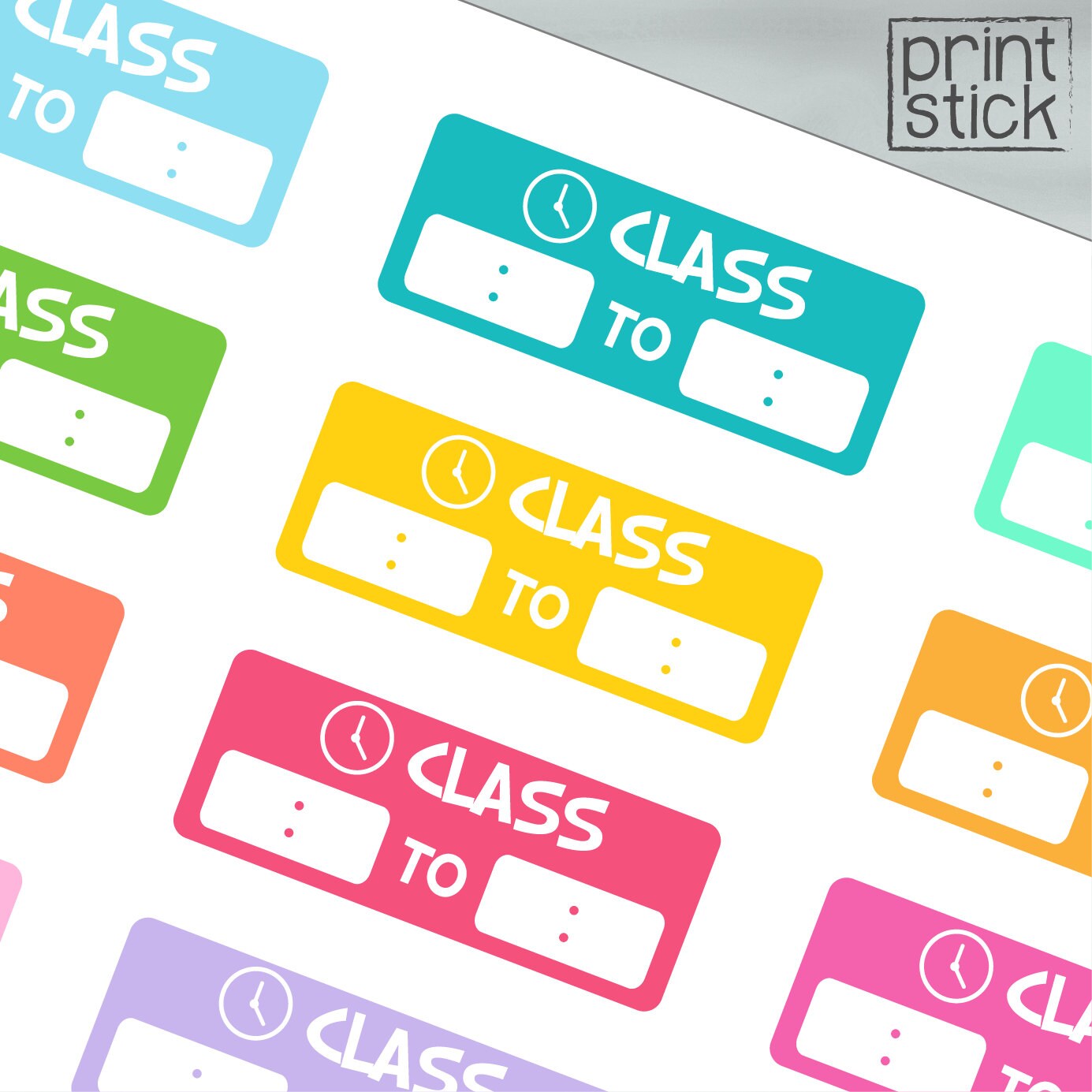 Class Planner Stickers: Hours Printable - Erin Condren, Happy Planner ...