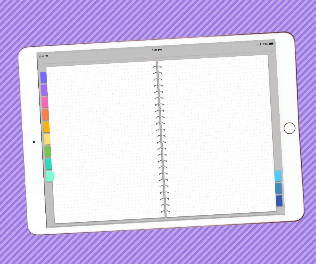GoodNotes Cuaderno Digital iPad Renglones Goodnotes / Notability Con  hipervínculos activos y 12 secciones -  México