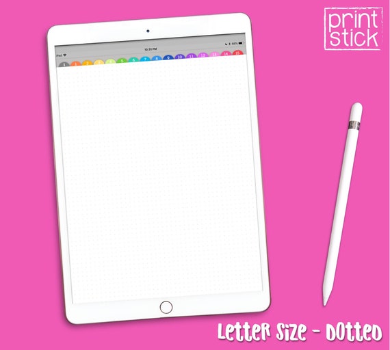 Cuaderno Digital iPad en Blanco Goodnotes / Notability Con