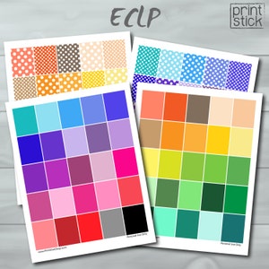 Polka Dots Full Boxes - Printable Planner Stickers for Your Erin ...