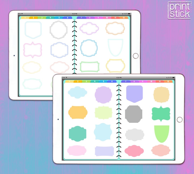 Digital Stickers Goodnotes Ipad Planner Stickers Goodnotes Etsy Australia