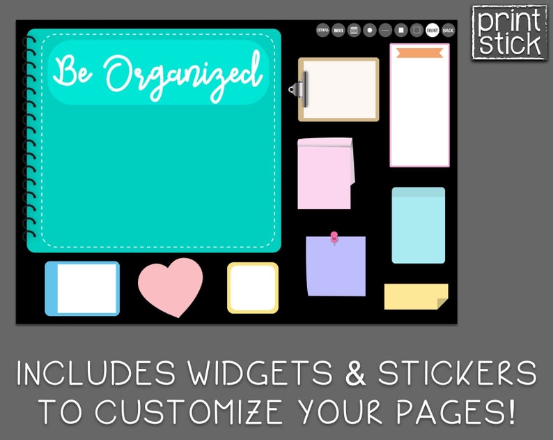 Teacher Undated Digital Planner Ipad Goodnotes Planner Planner Etsy