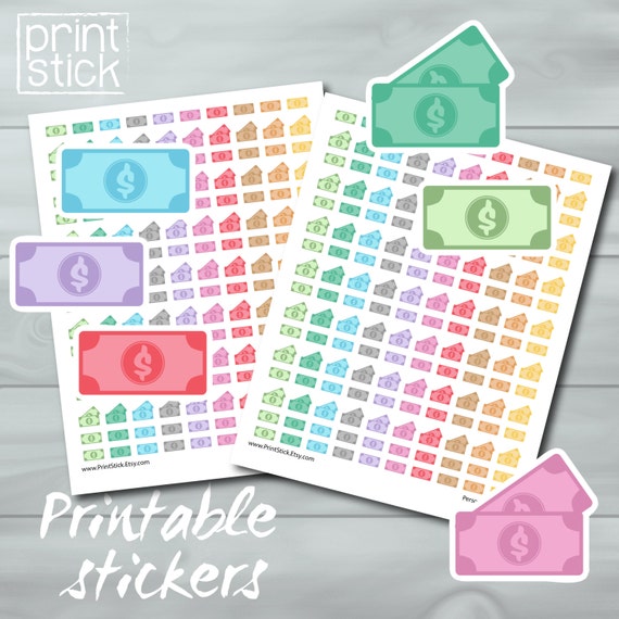 Budget Functional Sticker Book by Erin Condren