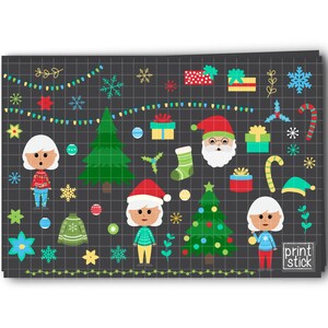 Holiday Digital Planner Stickers GoodNotes iPad Stickers Winter Holidays Digital Stickers Digital Planner Notability