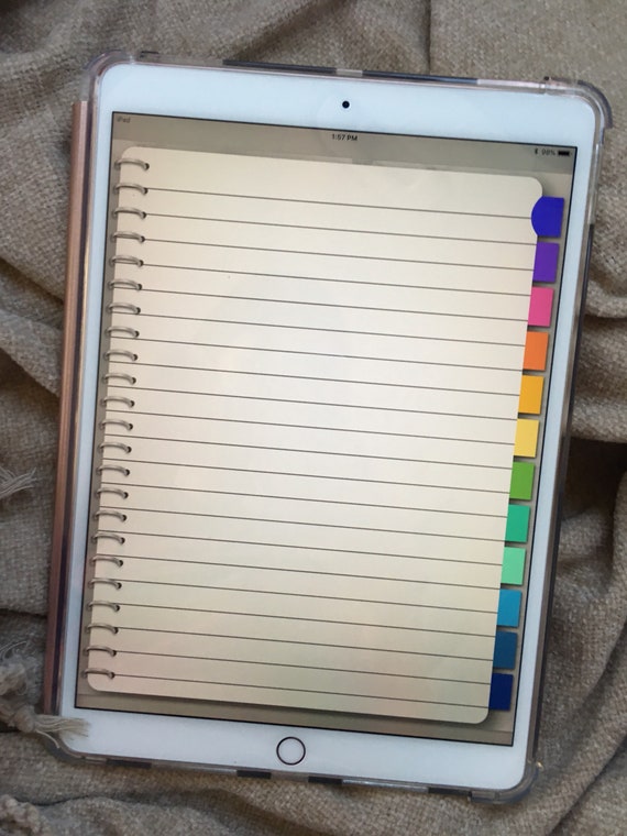 Cuaderno Digital iPad en Blanco Goodnotes / Notability Con