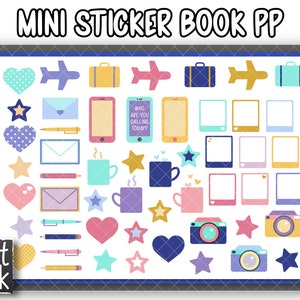 Digital Planner Stickers for GoodNotes | Digital Planning PNG Transparent - Pre cropped