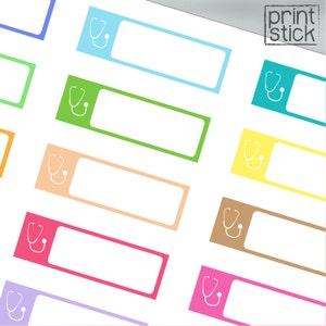 Doctor Planner Stickers - Health Printable Stickers - PRINTABLE JPG ...