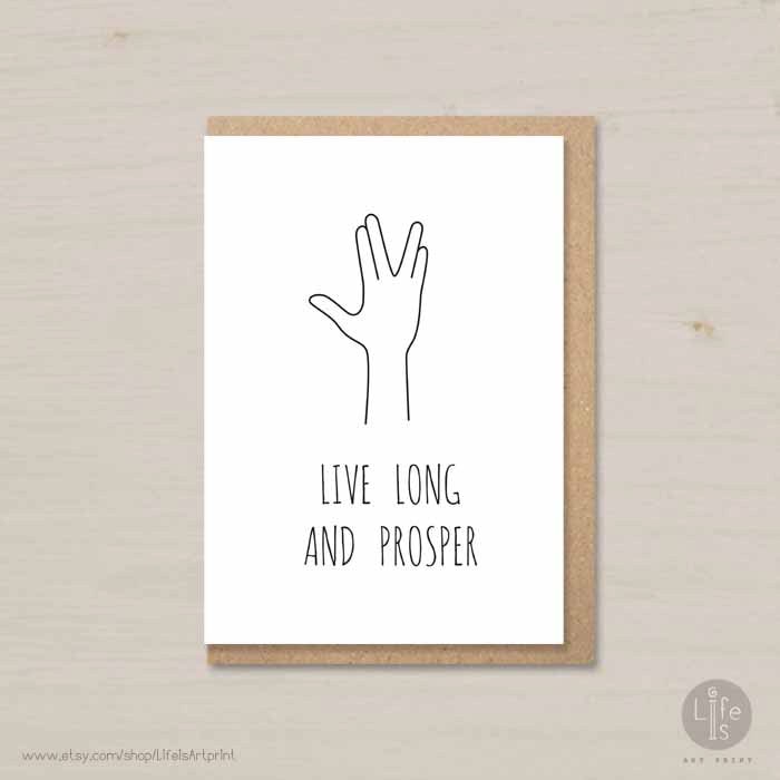 Funny Birthday Card Anniversary Card Printable Live Long And Etsy Singapore