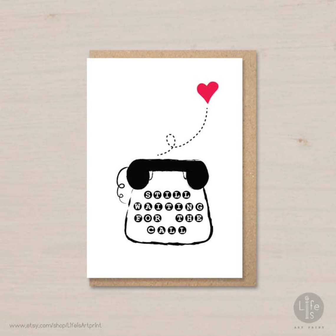 Funny thinking of you card printable missing you card Still  Etsy