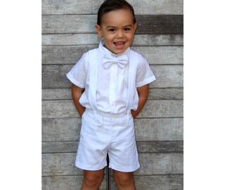 White Linen Shorts - Etsy