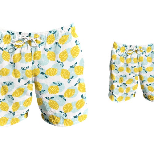 Father Son Matching Swim Trunks Father and Son Matching Etsy UK