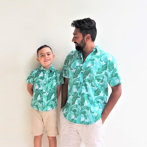 Flamingo shirts matching Shirts Fathers day Gift Father and Son Outfit dad and son shirts Anchor Father and Son matching Shirts