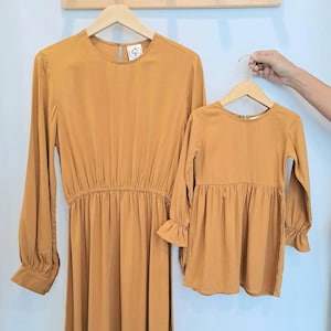 Mommy and Me dresses | Mommy and Me matching outfits | Mommy & me outfits | Mom Daughter Dress | Autumn Matching Dresses | Mom Gift