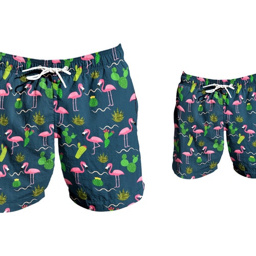 Father Son Matching Swim Trunks Father and Son Matching - Etsy