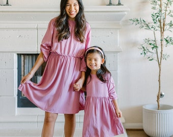 Mommy and Me dresses | Mommy and Me matching outfits | Mommy & me outfits | Mom Daughter Dress | Autumn Matching Dresses | Mom Gift