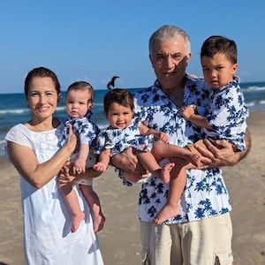 Mother and Son Matching Hawaiian Outfits Etsy