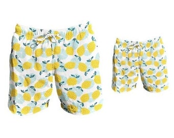 Father Son Matching Swim Trunks, Father and Son Matching Swimsuit, Dad and Son Matching Swim Trunks, Father Son Matching Outfit, Dad Gift