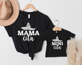 Mamacita T-Shirts, Mama und ich Outfit, Mamacita & Minicita T-Shirts, Mama Tochter T-Shirts, Mama und ich T-Shirts, Mama Geschenk