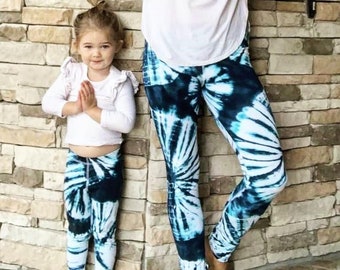 Mommy Daughter Outfit Mommy and Baby Matching,Rose leggings,Flower leggings,floral leggings Mommy and Me Sets Mommy and Me Leggings