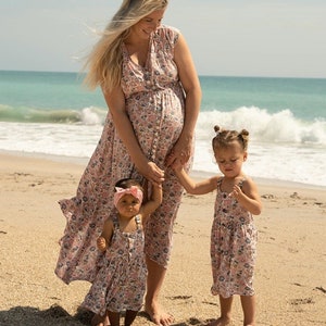 beach dress for mom Mom: Majolica Citrus Mini Dress | Mum & Me Set