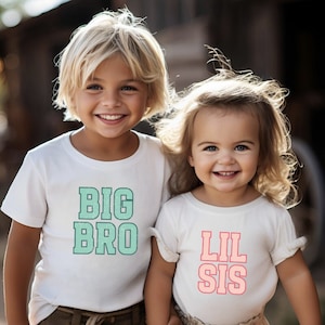 Baby boy and big sister matching outfits sale