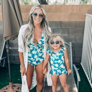 Mum and baby matching swimsuits shop
