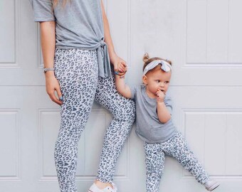 mommy and me christmas leggings