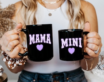 Mommy and Me mugs | Matching family mugs | Matching mugs for mom and kids | Family coffee mugs | Matching mommy and me cup | Cute family mug