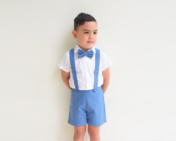 blue christening outfit
