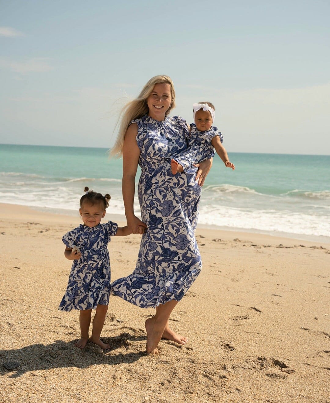 mommy and me beach dresses Anitas Yellow Floral & Lay flat to dry Matching moments, salty air, and