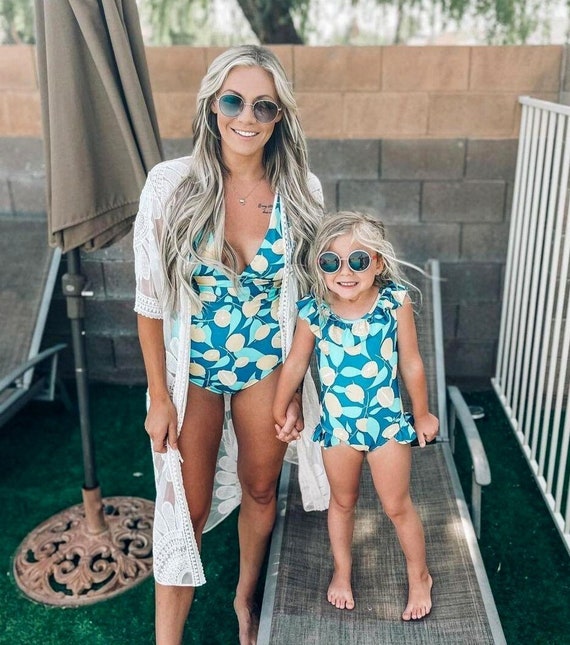 Buy Mommy & Me Swimsuits Mommy and Me Outfits Matching Family Swimsuits  Family Swimwear Matching Swimsuits Mother's Day Gift mom Gift Online in  India 