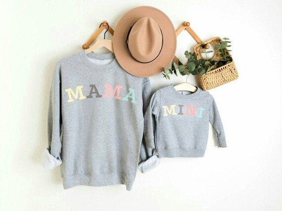 Mama \u0026 Mini Sweatshirt Mommy and Me 