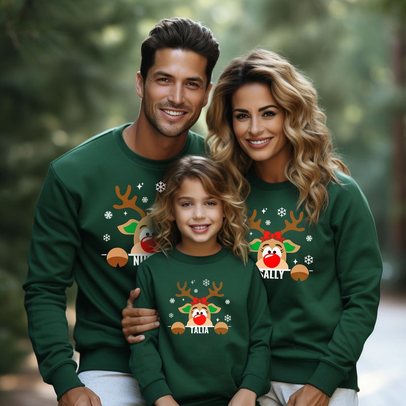 Family Matching Christmas Santa Claus Sweater