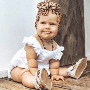Linen Romper | Flower Girl Romper | 100% Linen Romper | Girl Ruffle Romper | Matching Flower Girls | Kids Linen Romper | Kids Linen Clothing