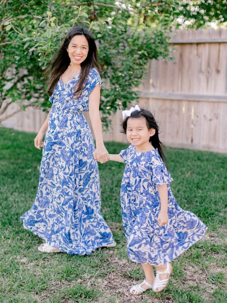 Mommy and Me dresses Mommy and Me matching outfits Mommy and me outfits Mom Daughter Dress Mommy and Me Gifts Mother's day gift zdjęcie 2