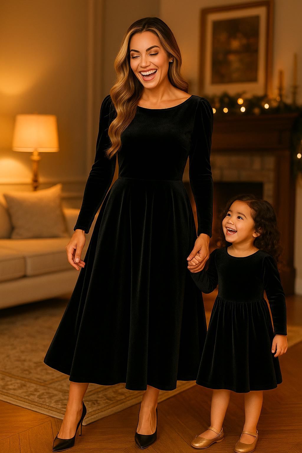 chinese dress ladies Mommy+Me Maternity Mommy and Me Dresses Nara S-L / 1 -2Y